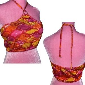 Lucci Couture Hot Mami Crop Top Small